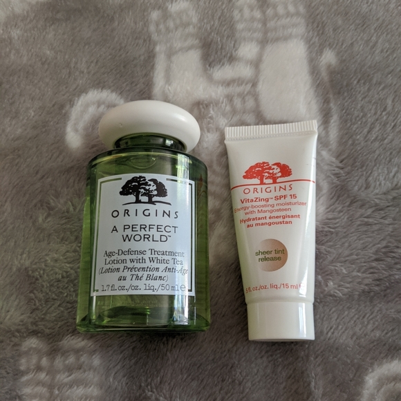 Origins face lotion bundle